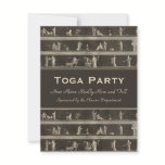 Elegant Toga Party Beautiful Classical Motif invitations