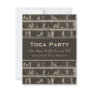 Elegant Toga Party Beautiful Classical Motif Custom Invitation