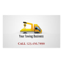 Elegant Towing Service Business Card