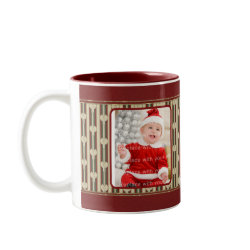 Elegant traditional Christmas design mug