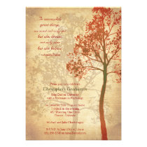 Elegant Tree Graduation Invitation