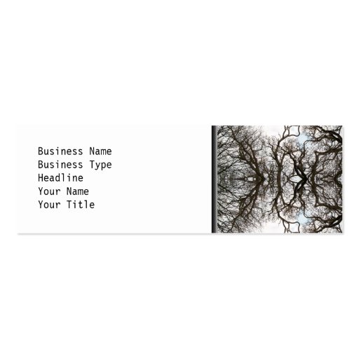 Elegant Tree Pattern Business Cards