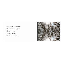 Elegant Tree Pattern Business Cards