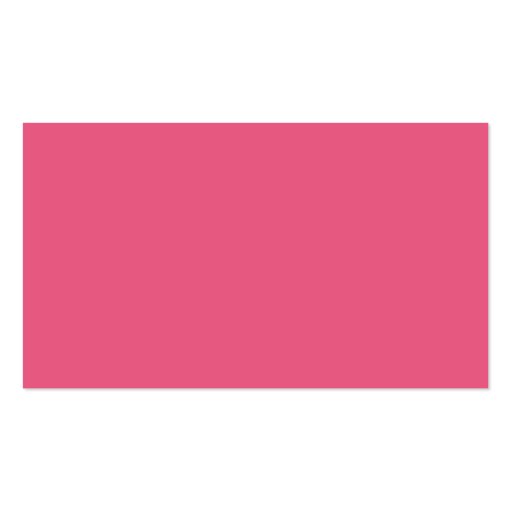 Elegant, trendy, girly  grey, white chevron pink business card (back side)