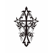 Elegant Tribal Cross t-shirts by bellamichelle Elegant Tribal Cross t-shirts