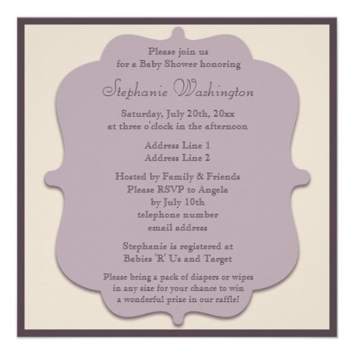 Elegant Ultrasound Photo Neutral Baby Shower Custom Invites