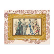 Elegant Victorian Fashions Postcard