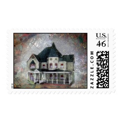Elegant Victorian Postage Stamp by SophiaDeer