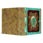 Elegant Victorian vintage monogram binders