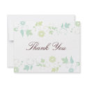 Elegant Vine Thank You Card invitation