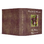 Elegant Vineyard Purple/Green Grapes Wedding binders