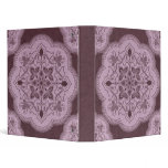 Elegant Vintage Antique Plum Abstract Binder