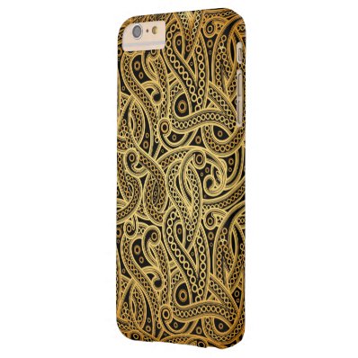 Elegant Vintage Damask Pattern Barely There iPhone 6 Plus Case