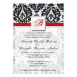 Elegant Vintage Damask Wedding Invite