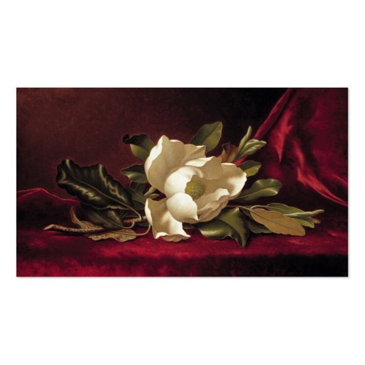 Elegant Vintage Floral Red White Rose Template Business Card Templates