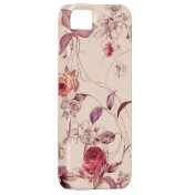 Elegant Vintage Floral Rose iPhone Case Iphone 5 Cases