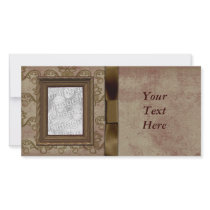 Elegant Vintage Photo Frame Card photo cards
