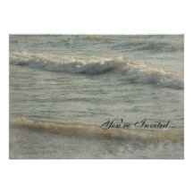 Elegant Waves on the Ocean Invitation