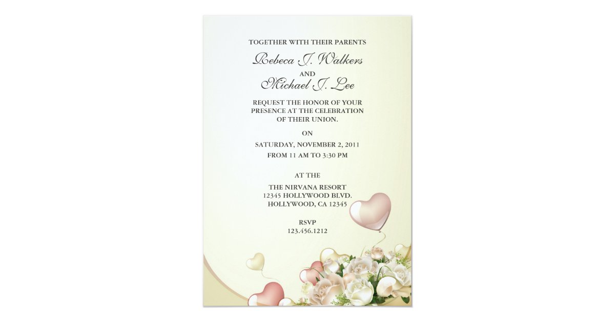 Elegant Wedding Band Invitations Zazzle