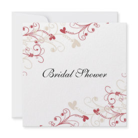 Elegant Wedding Bridal Shower Invitations invitation