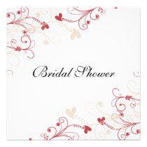 Elegant Wedding Bridal Shower Invitations invitations