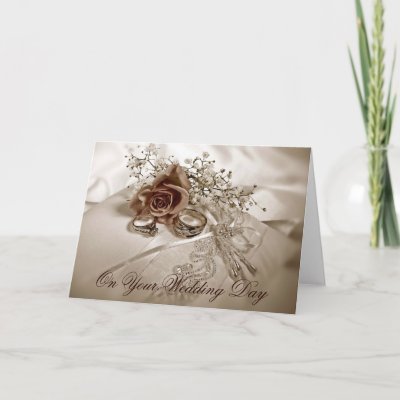 Elegant Wedding Card by PMCustomWeddings
