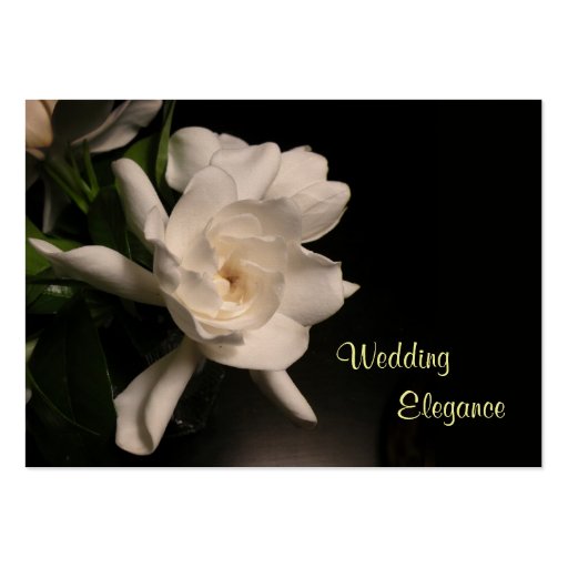 Elegant Wedding Coordinator Business Card (front side)