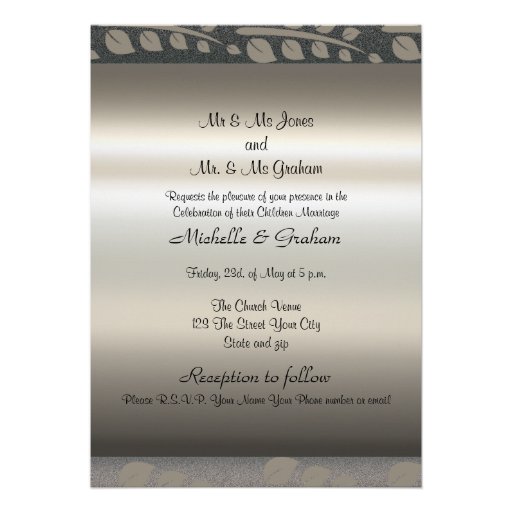 Elegant  Wedding Invitation