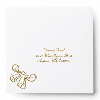 Elegant Wedding Invitation Envelope envelope