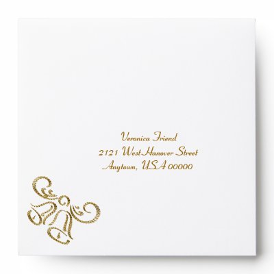 Elegant Wedding Invitation Envelope