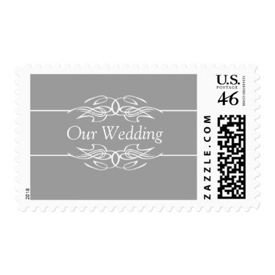 Elegant Wedding Invitation Stamps