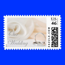 Elegant Wedding Invitation Stamps