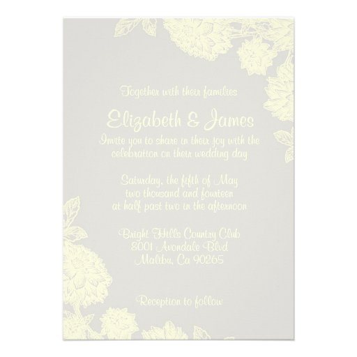 Elegant Wedding Invitations