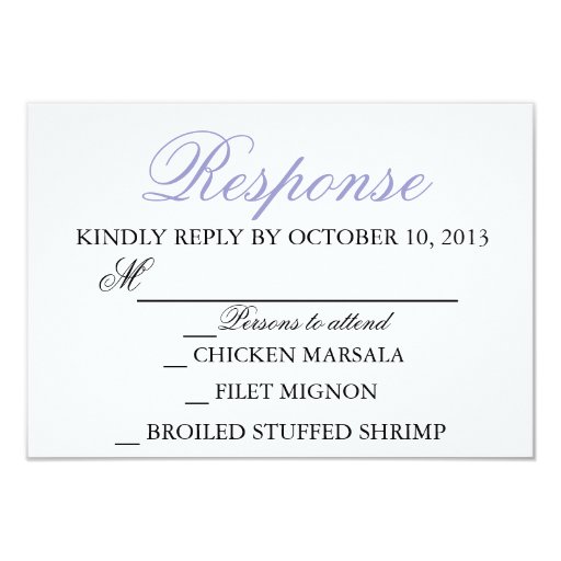 how to make rsvp cards for wedding