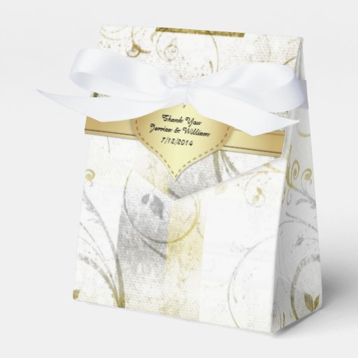 Elegant Wedding Paper Wedding Favor Gift Box Favor Box Zazzle