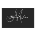 Elegant Wedding Personalized Wine Labels Rectangular Stickers