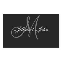 Elegant Wedding Personalized Wine Labels Rectangular Stickers