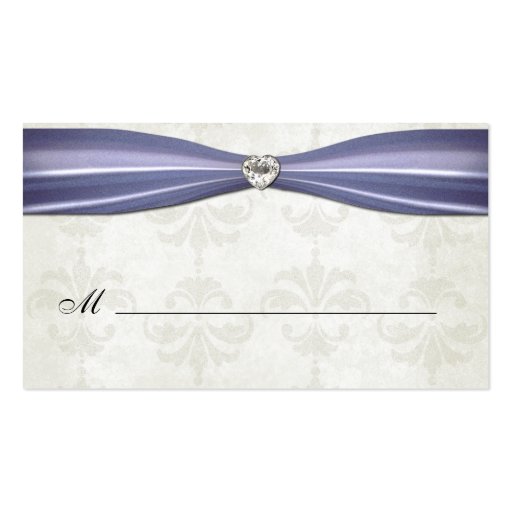 Elegant Wedding Place Cards Business Cards (front side)