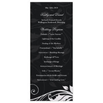 Elegant Wedding Program invitations by colourfuldesigns Elegant Wedding Program invitations