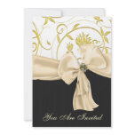 Elegant Wedding Rehearsal Dinner Invitation