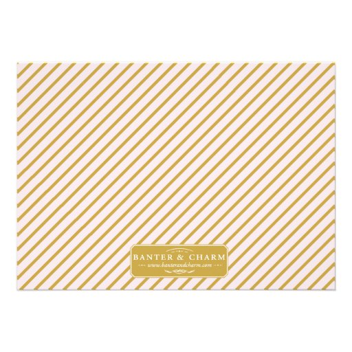 Elegant Wedding Rehearsal Dinner Invitation