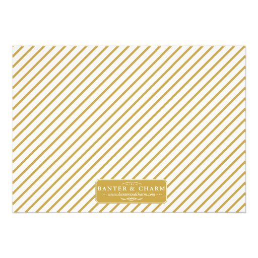 Elegant Wedding Rehearsal Dinner Invitation