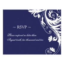 Elegant Wedding Reply Cards Custom Announcements