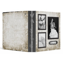 Elegant Wedding Scrapbook Binder