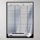 Elegant Wedding Seating Poster / Chart