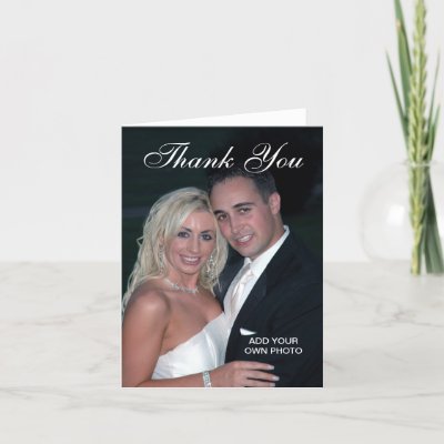 Photo Wedding   Cards on Wedding Thank You Photo Cards Customize With Your Wedding Photo