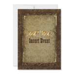 Elegant western horse ranch party invitations