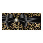 Elegant Whispers  Wedding Menu Card Invitations