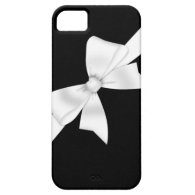 Elegant White Bow iPhone 5 Cover