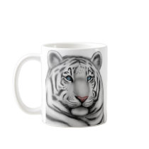 Elegant White Tiger Mug